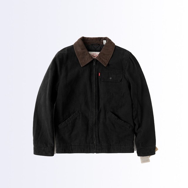Levi's 男士翻领撞色夹棉夹克