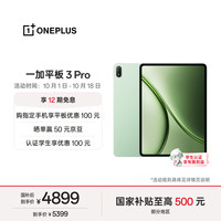 一加 3 Pro 13.2英寸 第五代骁龙8至尊版 浅绿 16GB+512GB WiFi版平板电脑