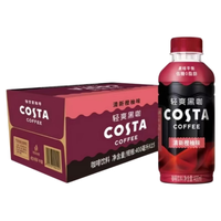 可口可乐 COSTA 咖世家咖啡 黑咖 原味 橙柚味 即饮饮料 400ml*15瓶  黑咖橙柚味400ml*15瓶新旧包装随机