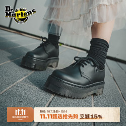 Dr.Martens 1461 Quad Mono 3孔单鞋 黑色 37