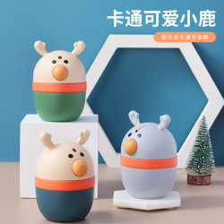 小鹿牙签筒牙签盒卡通罐时尚家用个性高颜值餐厅便携式麋鹿弹出式