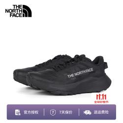 北面 跑鞋男抓地透气户外运动休闲鞋26新品8G6M KX7/宇宙黑 44 /10