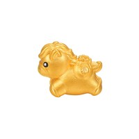 移动端、88VIP：明牌珠宝 硬金福袋小马串珠 黄金生肖马年本命年足金转运珠AFP1235