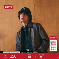 Levi's 男士复古休闲经典织标牛仔棒球帽004BS 黑色 均码 OS