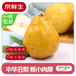 京鲜生 山东烟台丑梨净重4.5斤单果400g+ 冰淇淋蜜梨 生鲜水果 源头直发