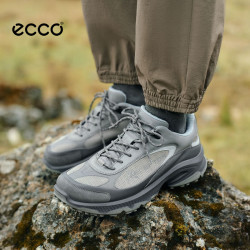 ecco 登山鞋男 秋冬新款耐磨徒步运动鞋 RECEPTOR XP854364 灰色41