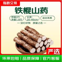 正宗铁棍山药 2斤带箱 净重1.8斤 20cm-40cm