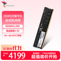 威刚 48GB DDR5 5600 台式机内存 万紫千红