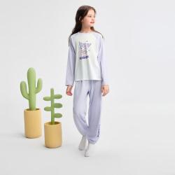 巴拉巴拉 balaone防螨儿童睡衣套装男童女童可外穿家居服春秋款童装