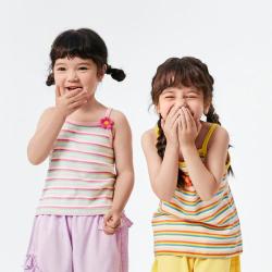 巴拉巴拉 抗菌亲肤透气 儿童无袖T恤