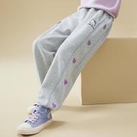 Hello Kitty 女童秋季休闲卫裤2024洋气中大童装运动跑步轻柔氧气裤子