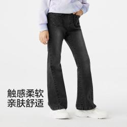 巴拉巴拉 洋气喇叭长裤 儿童牛仔裤