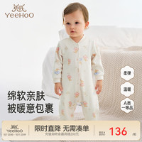 英氏 新生婴儿衣服春秋保暖舒绒棉  芭蕾梦境襟哈