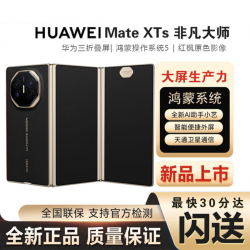 华为 MateXTS非凡大师 新品三折叠屏 鸿蒙大屏AI 三叠式鸿蒙智能2025年上市 玄黑 16GB+256GB