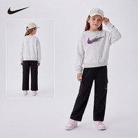 耐克 童装加绒儿童套装冬季新款卫衣长裤女童运动套装