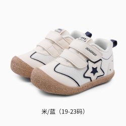 江博士 魔术贴薄底赤足 婴儿步前鞋