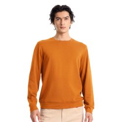 霞湖世家 兰精莫代尔T恤衫男秋上新7A抗菌柔软亲肤长袖打底衫107A