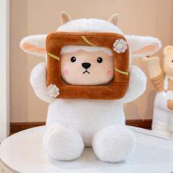 Ghiaccio 小羊公仔毛绒玩具氛围感玩偶睡觉抱枕 小羊留恋款 35cm