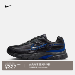 耐克 男子透气运动鞋秋冬复古跑鞋风老爹鞋NIKE INITIATOR 394055 004黑/煤黑/赛车蓝 42