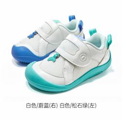 基诺浦 机能鞋26年秋季新款轻透幼儿园超护鞋GW1923 白色/蔚蓝（右）白色/松石绿（左）