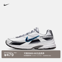 耐克 男子透气运动鞋秋冬复古跑鞋风老爹鞋NIKE INITIATOR 394055 101白色/黑曜石色/金属灰/新蓝 44