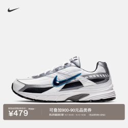 耐克 男子透气运动鞋秋冬复古跑鞋风老爹鞋NIKE INITIATOR 394055 101白色/黑曜石色/金属灰/新蓝 44