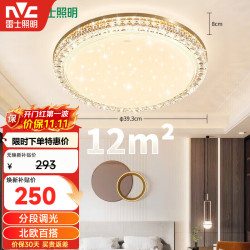 雷士 Lighting照明 ）LED吸顶灯 轻奢浪漫现代风格卧室书房餐厅灯具 满天星北欧铜灯饰 WHXD24F/F-03