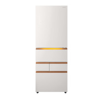 东芝 464升 小白桃 五门纯平嵌入冰箱 GR-RM488WI-PG1D3