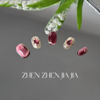 纯手工穿戴甲夏季仙女必备显白美甲片指甲贴片