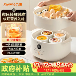 九阳 隔水炖煮 电炖盅 白瓷内胆  白色