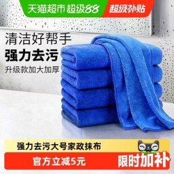 达福芮 保洁毛巾抹布吸水加厚洗碗布不掉毛家政清洁擦玻璃擦车