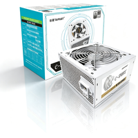 TAIFAST 台速电脑ATX电源PC台式机电源额定650W 750W 850W瓦铜牌电源显卡主机电源机箱 智能温控/主动式PFC 铂D750(白色)750W/直出线/PCIE5.1