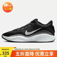 耐克 男子篮球鞋 G.T. HUSTLE ACADEMY 运动鞋FJ7808-003黑灰 42.5