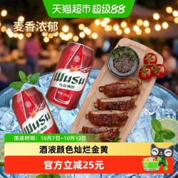 乌苏啤酒 红乌苏330ml*24罐听装易拉罐装整箱日期新鲜