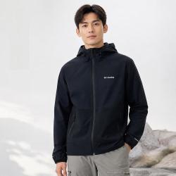 哥伦比亚 连帽梭织夹克男上衣简约时尚潮流舒适休闲户外日常出行运动外套