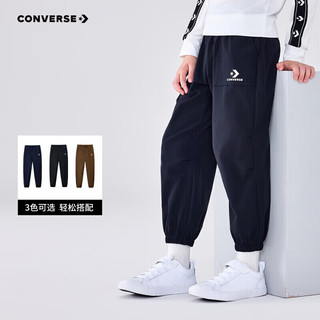 匡威 儿童加绒束脚工装裤 藏青蓝 160cm