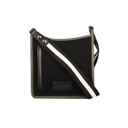 LONGCHAMP 复古黑色绒面斜挎邮差包10275HFN斜挎包
