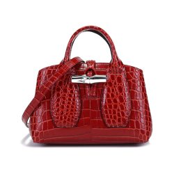 LONGCHAMP 女士牛皮手提单肩斜挎包迷你款10057 HTS