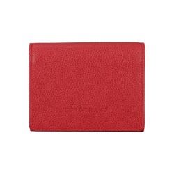 LONGCHAMP 荔枝纹纯色钱包钱夹30021021牛皮零钱包