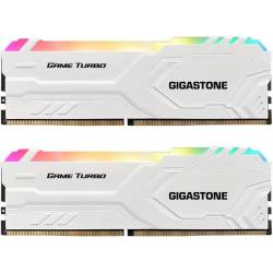 Gigastone DDR4 16GB(8GBx2) 游戏灯条内存 白 3200M
