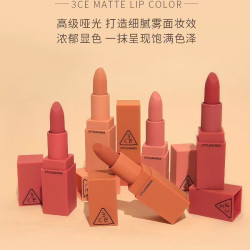 3CE 方管哑光口红显白