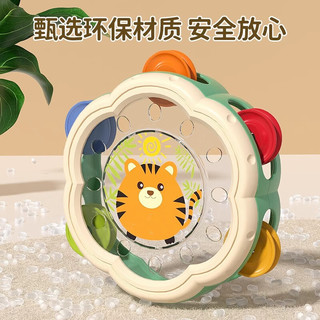 聚乐宝贝 儿童手拍鼓 萌虎款 婴儿早教打击乐器