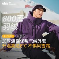 百亿补贴：蕉下 气绒男士外套三层保暖防护秋冬保暖外套防水防污连帽