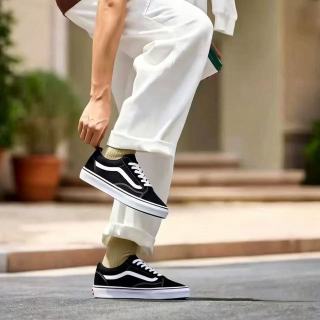 百亿补贴：VANS Old Skool日版黑白男女情侣低帮运动复古滑板鞋