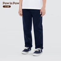 Paw in Paw PawinPaw卡通小熊童装26年新款春季男童休闲裤直筒裤 Navy藏青色/59 110