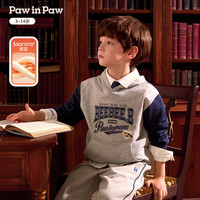 Paw in Paw PawinPaw卡通小熊童装26年春季新款男童连帽卫衣宽松 Grey灰色/15 110
