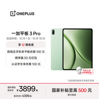 一加 3 Pro 第五代骁龙8至尊版 12GB+256GB 浅绿 平板电脑