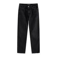 Abercrombie & Fitch 131-2414 美式仿旧水洗 高腰直筒牛仔裤