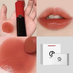 ARMANI beauty GIORGIO ARMANI/阿玛尼权力唇膏哑雾红黑管口红405礼盒装