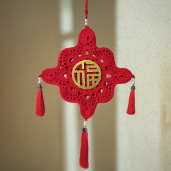 钩织中国结材料包手工编织diy配件自制新年过年喜庆挂件乔迁新居